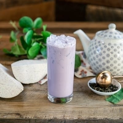 TARO MILK TEA.