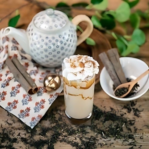 Hot Horchata Milk Tea.