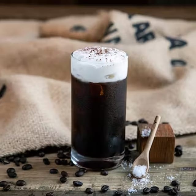 Sea Salt Iced Coffee.