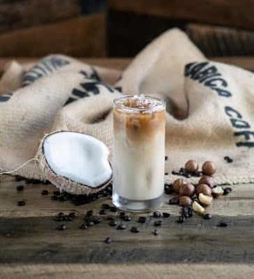 MACADAMIA ICED COFFEE.