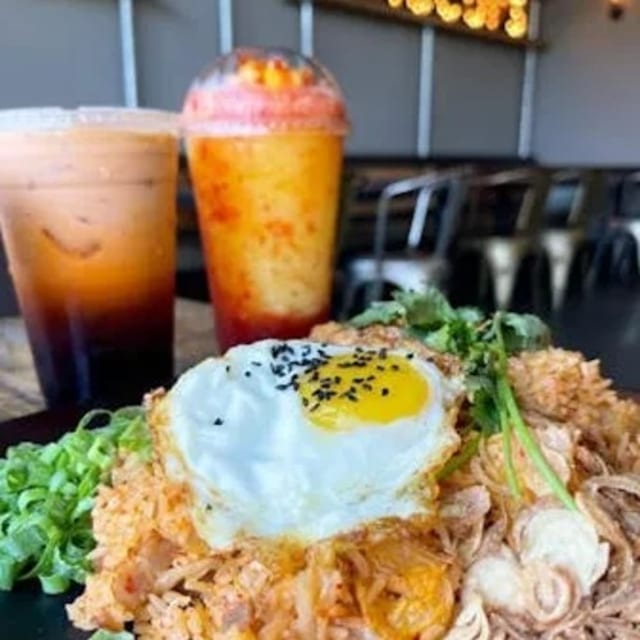 KIMCHI FRIED RICE.