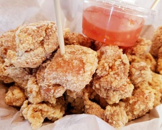 Popcorn Chicken Rice Bowl.